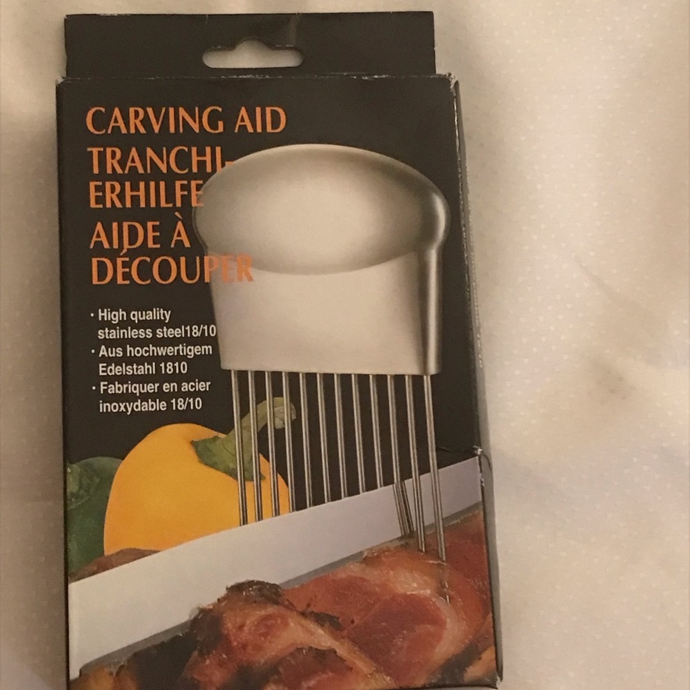 MIU France 12-Prong Stainless Steel Roast Carving Aid